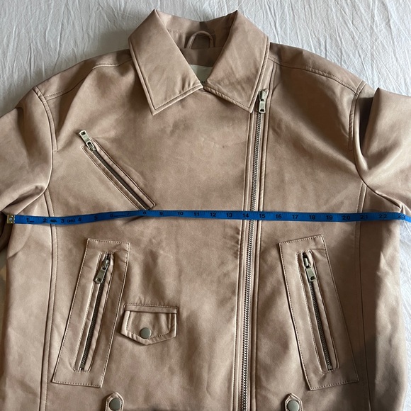 Avec Les Filles Faux Leather Moto Jacket - Picture 10 of 10